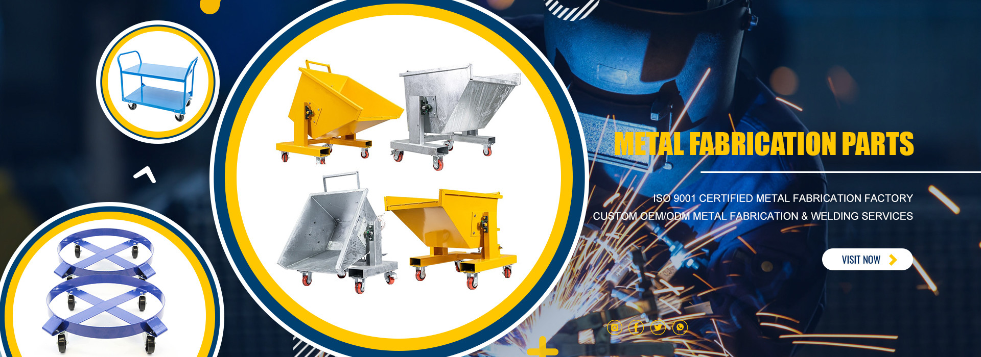 Qualité Service de fabrication de métal sur mesure usine